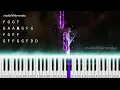 Kaadhal Yaathiriye Keyboard Cover | Piano Notes | Vishal Ravichandran | Fernandez