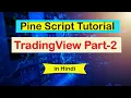 Pine script tutorial in TradingView Part - 2 Indicator design in Hindi