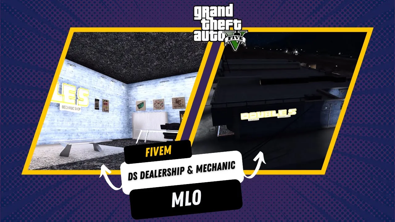 [MLO] 🚘 DOUBLE S DEALERSHIP || Dealership & mechanic shop map by RPM ||