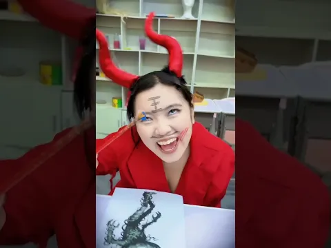 🎃😱 سريشتي لوّنت وحش اليقطين بالأخضر.. والنتيجة كانت مرعبة! 👻🔥
