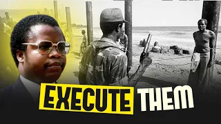 the shocking execution of 13 liberian senior officials by president samuel doe