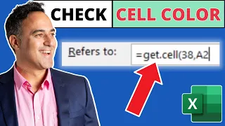 Check if a Cell is a Certain Color Using GET CELL in Excel