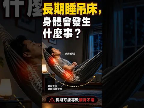 長期睡吊床，對脊椎會有什麼影響！？