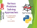Various problem solving approaches-III by Dr Vinoth Babu Kumaravelu