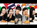 Download Lagu People Around The World Tries BEST NOODLES From Their Countries l FT. Wooseok (Pentagon)