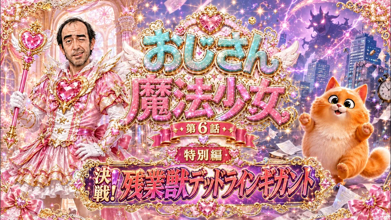 AIドラマ おじさん魔法少女 特別編 「決戦!残業獣デッドラインギガント