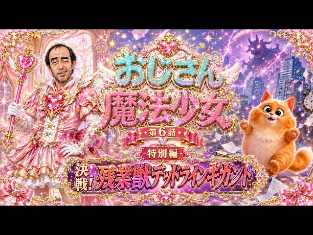 AIドラマ おじさん魔法少女 特別編 「決戦!残業獣デッドラインギガント