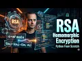 Partially Homomorphic Encryption with RSA in Python From Scratch