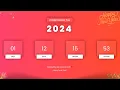 Happy New Year Countdown Using html Css and Javascript New Year javascript project