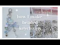 how to make cute beaded keychains