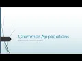 Avoiding Common Sentence Errors Basic Grammatical Concepts and Connections