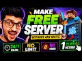 How To Make Free Minecraft Server JAVA PE Cracked Best Free Minecraft Server