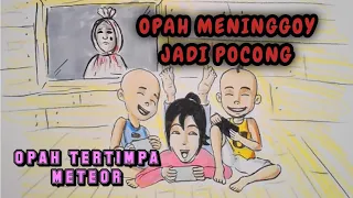 Download OPAH UPIN IPIN MENINGGOY JADI POCONG GENTAYANGAN | draw story MP3