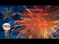 Creating new year animation with crackers and stars Crackers animation using Python turtle