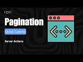 Pagination Server Side Nextjs15