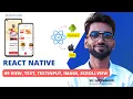 React Native Tutorial in Hindi View Text Text Input Image Scroll View