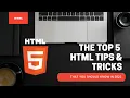 Download Lagu 5 HTML Tips \u0026 Tricks That Nobody Told You About ! 🤐