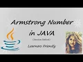 Armstrong Number JAVA program in TAMIL