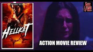 hellkat 2021 sarah t cohen monster mma action horror movie review