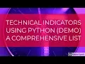 Python Indicators for Trading Demo for Paid Version Upstox and Python