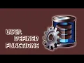 User Defined Function UDF Part - 2