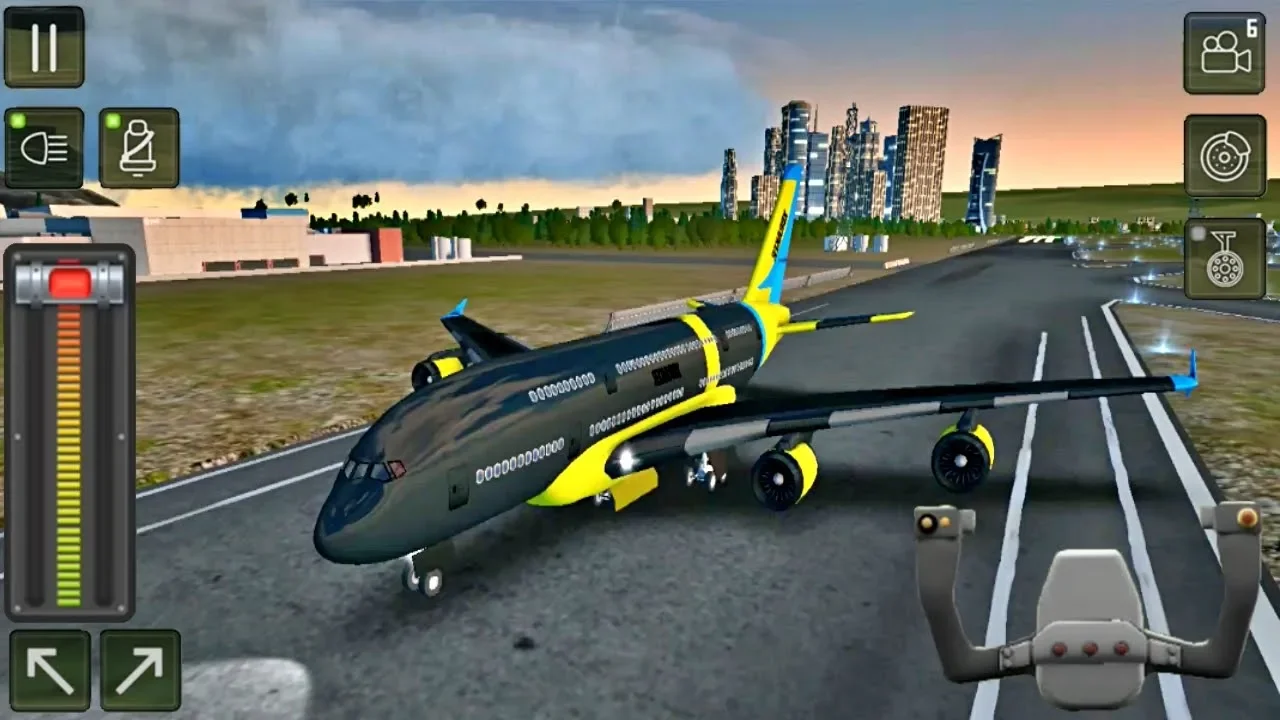 Flight Sim 2018 #84 - Airplane Simulator - Black Angel Charter Airplane Unlocked - Android Gameplay