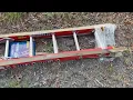 Unboxing Werner 40 step ladder from Home Depot
