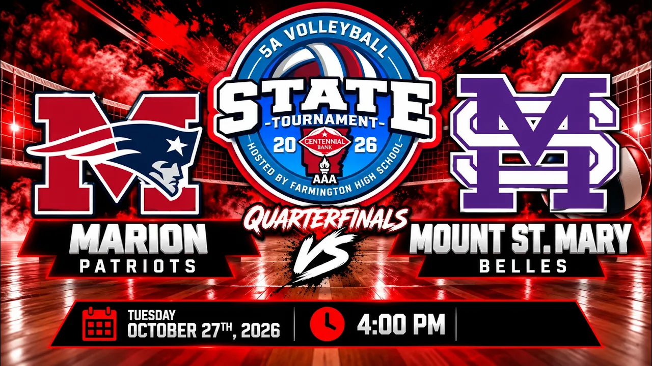 5A State Volleyball - Marion vs Mount St. Mary