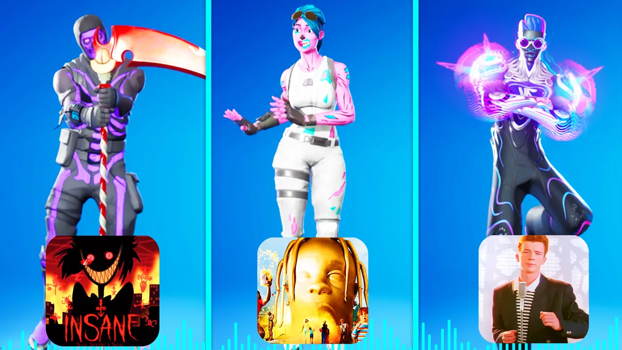 Legendary Fortnite Dances with the Best Songs