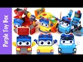 Lagu GoGoBus! 3x Police Car Fire Engine School Bus Playset 고고버스 3종 고든 플레이세트