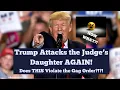 Trump ATTACKS Judge Merchan s Child AGAIN and a BIG WIN in ALABAMA
