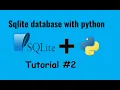 SQLite databases with python Insert values into a table Tutorial 2