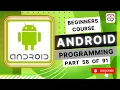 Action Bars Basic Buttons Action Bars and Navigation Drawers Mobile Dev w Android Pt 58
