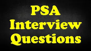 PSA Interview Questions