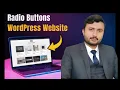 Difference between check-boxes and radio buttons in WordPress website only just in 5 minutes