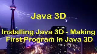 Java 3D Swing Tutorial - Installing Java 3D First 3D GUI Program
