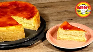 Ein saftiger und sehr aromatischer italienischer Mascarpone Käsekuchen mit einer Orangennote. Anstat. 