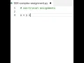 More than a simple variable assignment in Python Assign in a chain or assign more than one variab