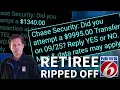 Retired postal worker in Florida scammed by Chase Bank security imposters