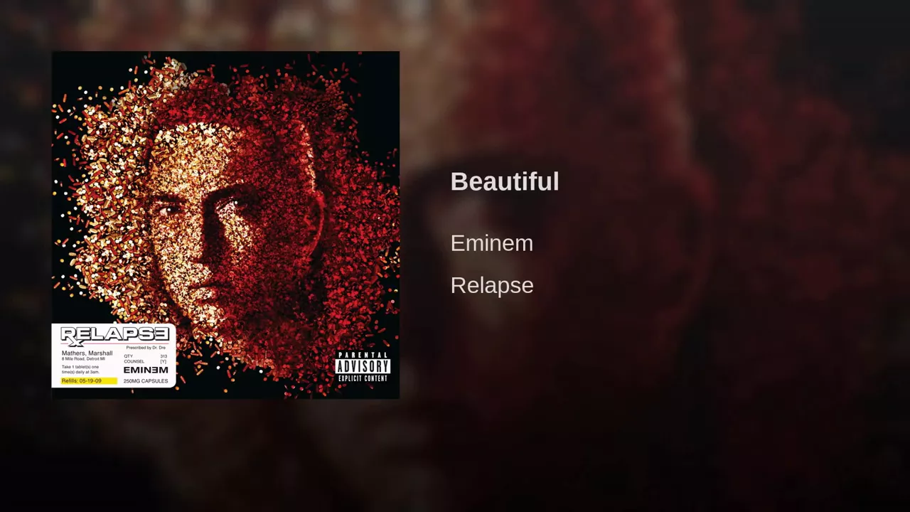 Eminem Beautiful (Explicit Audio)