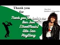 Thank you for loving me - Bon Jovi [SheetMusic] Alto Sax PlayAlong