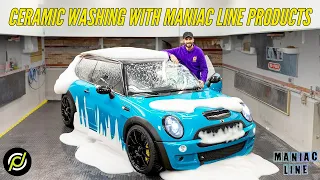 car wash with ceramic shampoo from maniac line on mini cooper sr53 a whole new story 