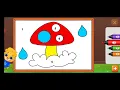 Mushroom painting Paint By Numbers Game For Kids Kids Learn Game Must See