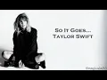 Lagu Taylor Swift - So It Goes... (Lyrics)