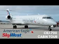 American Eagle CRJ-700 Cabin Tour