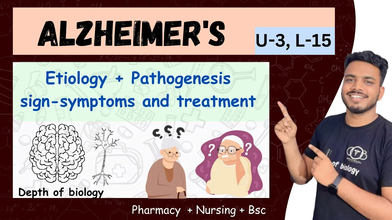 Alzheimer's disease || alzheimer's disease pathophysiology || alzheimer's disease depth of biology
