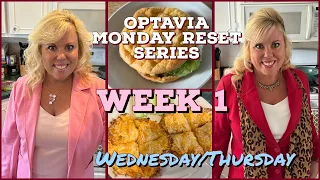 OPTAVIA 5 AND 1 MONDAY RESET SERIES WED-THURS WHAT I EAT IN A DAY BUFFALO CHICKEN 2 WAYS