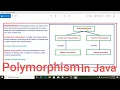Polymorphism and Types of Polymorphism in java