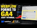 How to authorize Webflow forms to GA4 conversion tracking - Easy Tutorial