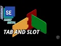 Solid Edge Tutorial Tab and Slot Command